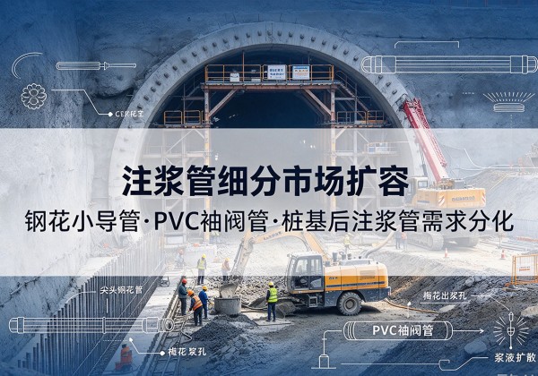 寿光注浆管细分市场扩容，隧道钢花小导管、PVC 袖阀管、桩基后注浆管需求分化